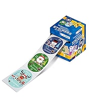 HERMA Christmas Stickers - 180 Santa & Snowman Labels For Cards & Crafts