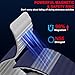 Magnetic Silicone Watch Band Compatible with Samsung Galaxy Watch 7 Ultra 47mm(2024), Waterproof Breathable Sport Watch Band,Strong Magnet Link Silicone Sport Replacement Strap for Men Women