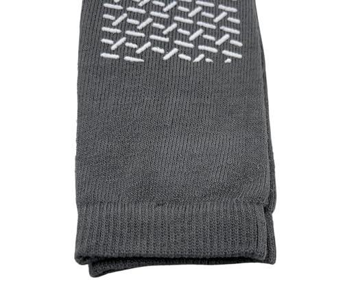 Double Tread Non-Skid XX-Large Comfort Safety Socks, Grey4