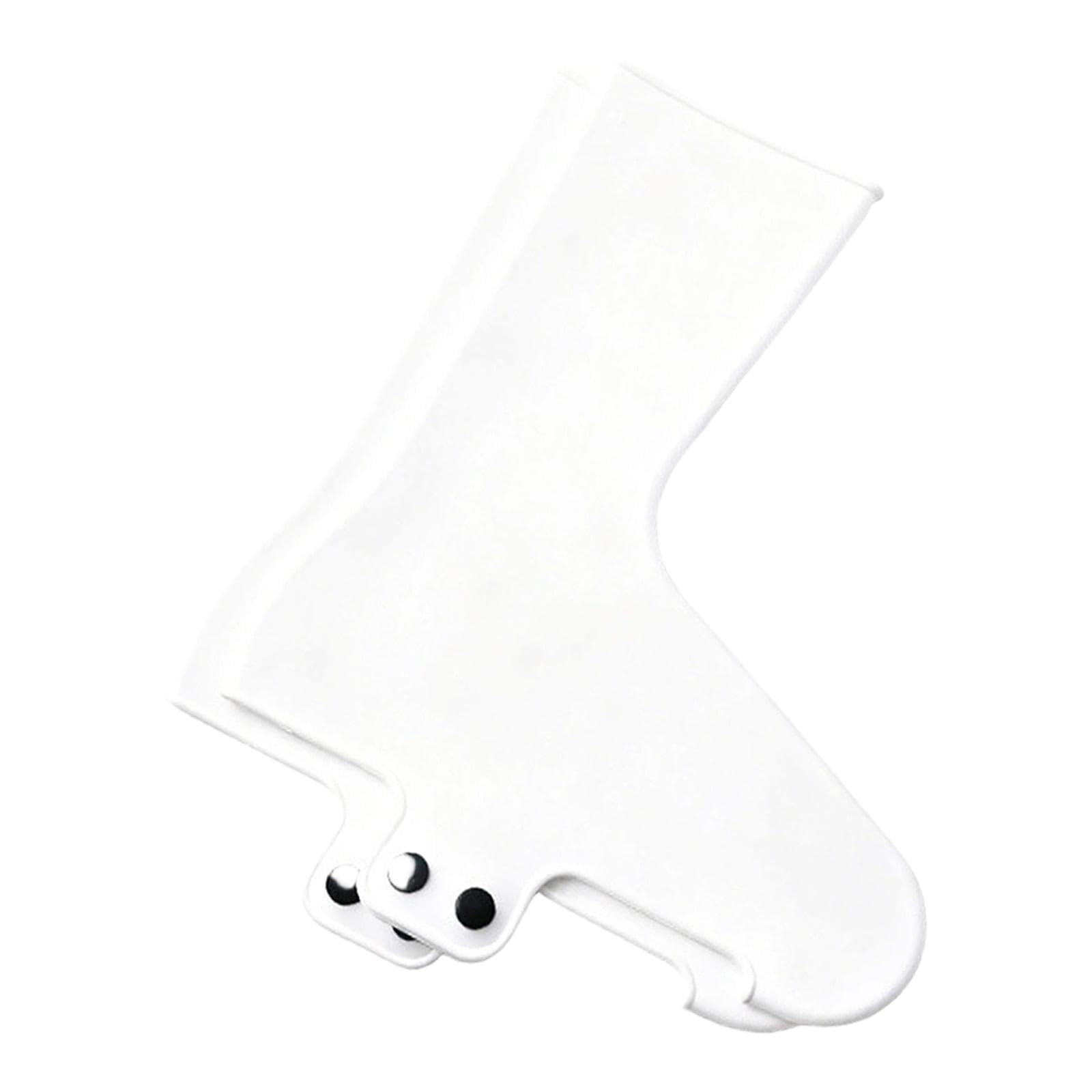 perfeclan Surchaussures de vélo, couvre-chaussures anti-friction, protection anti-adhérente, surchaussures de vélo pour adultes, pour le cyclisme en extérieur, White S