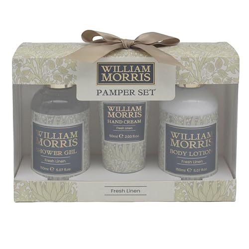 The Leonardo Collection William Morris Artichoke Bathing Set | Luxury Bath Set for Women | Bath for Relaxation | Christmas Gifts, Birthday Gifts