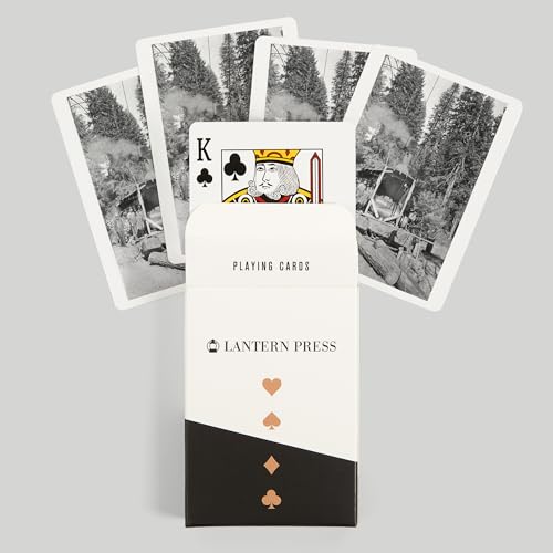 Baraja de Poker Vista de Leñadores y Troncos Cortados miniatura 6