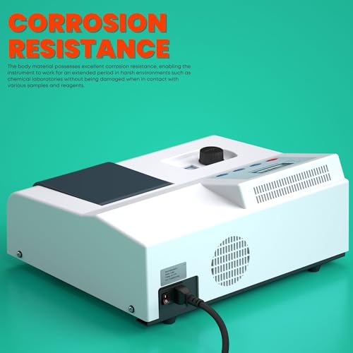 Generic Spectrophotometer, 350-1020nm Visible Spectrophotometer, 721 Digital Lab Spectrophotometer, Spectral Bandwidth 6nm Tungsten Lamp Equipment Photometer 110V - Thumbnail 6