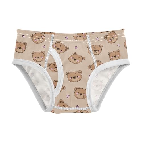 Cotton Little Boys Briefs Soft Bears Toddler Underwear