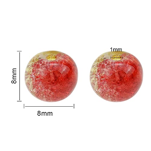 PLCatis 300Pz Perline di Vetro Colorate 8mm