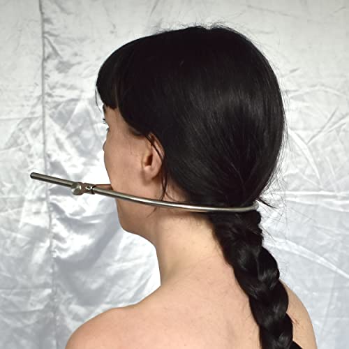 Baillon métal BDSM pour bloquer la parole sans douleur en bondage