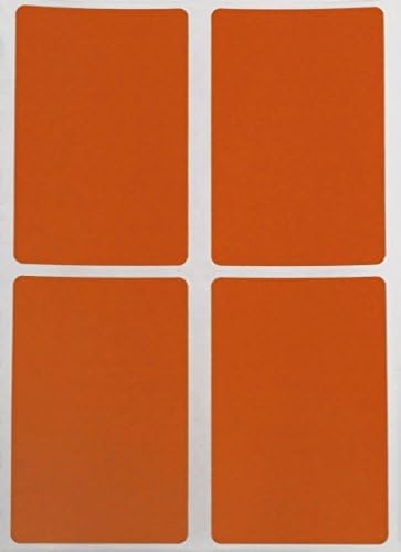 Royal Green Colour Coding Labels in 15 Colors - Rectangular Assorted Colored Label Stickers 7.5 cm x 5 cm 60 Pack