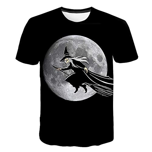 Preisvergleich Produktbild HOSD Halloween Kostüm 3D Digitaldruck Kurzarm T-Shirt Männer und Frauen