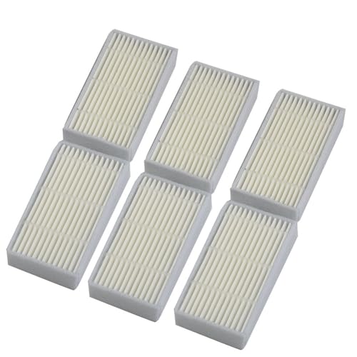 Gdfnmogo Filtro de repuesto para aspiradora SilverCrest 3000 A1, lavable para filtro HEPA compatible con aspiradora robótica Lidl, paquete de 6