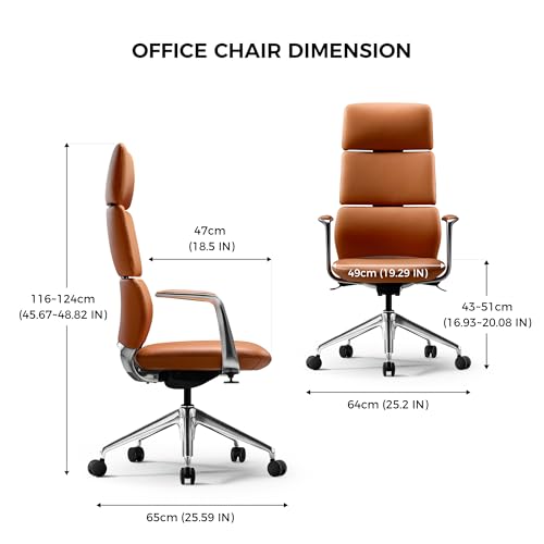 Luxury leather executive chair