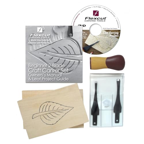 Flexcut Beginner 2-Blade Craft Carver Set