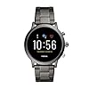 Fossil 44mm Gen 5 Carlyle Stainless Steel Touchscreen Smart Watch with Heart Rate, Color: Smoke (Model: FTW4024)