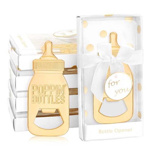 YKLIGTN 50PCS Baby Bottle Openers for Baby Shower Favors, Gifts,