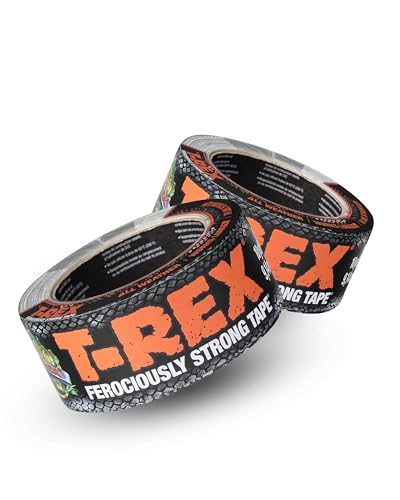 T-REX – Gewebeband 48mm x 9,1m grau– Extrem starkes & reißfestes Gaffa Tape für innen & außen – Wasserfestes Panzertape mit starker Klebkraft – Ideal zum universellen Reparieren & Befestigen