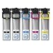 Produktbild NTT 5 XL Druckerpatronen als Ersatz für Epson T9451 T9452 T9453 T9454 kompatibel mit Epson Workforce Pro WF-C5710DWF WF-C5210DW WF-C5290DW WF-C5790DWF