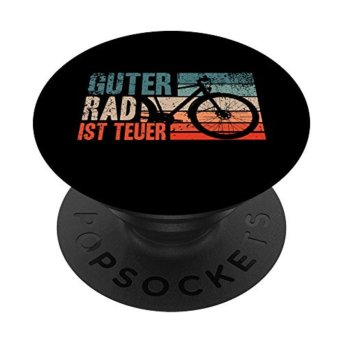 Guter Rad Ist Teuer Retro Trekking Rad Bike Jungs Männer - PopSockets Ausziehbarer Sockel und Griff für Smartphones und Tablets