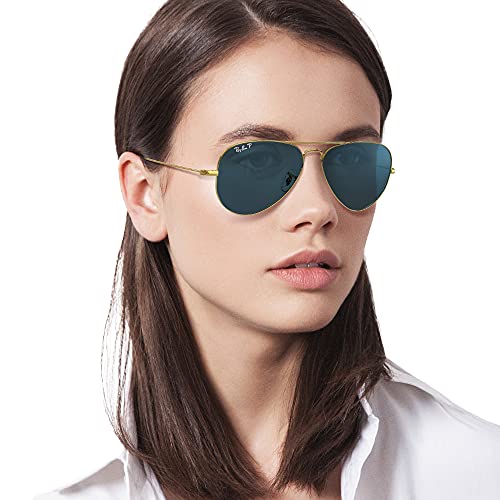 Image of Ray-Ban RB3025 Classic Polarized Aviator Sunglasses