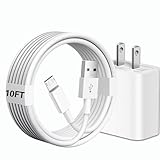 USB A to Micro USB Cable 10ft USB Charging Block 5v 2a Power Adapter Compatible fo Samsung Galaxy Tab A, E, S, S2, 3, 4, 7.0' 8.0' 8.4' 9.6' 9.7' 10.1' 10.5' LTE Samsung Tablet Charger Micro Cord Port