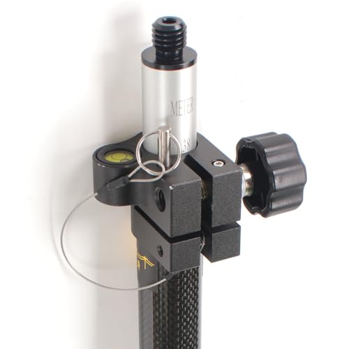 Mât GPS télescopique anti-vibration carbone pour levé GNSS 2.5m