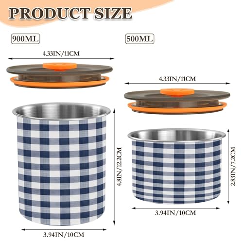 Envase Hermético Para Café De Acero Inoxidable 17 oz miniatura 3