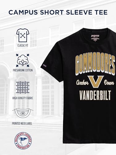 Image of JanSport NCAA Officially Licensed Campus Short Sleeve T Shirt for Men, Soft & Breathable Pre-Shrunk Cotton Crewneck T Shirt