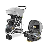 Century Stroll On 3-Wheel 2-in-1 Lightweight Travel System – Infant Car Seat and Stroller Combo, Metro