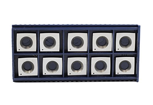 Yufutol 4 Inches Face Radius Carbide Cutter Insert For Wood Working(15Mm Length X15Mm Width X2.5Mm Thickness) Fits Byrd Journal(Helical) Heads,Pack Of 10, Wood Working Replacement Inserts #TOP11
