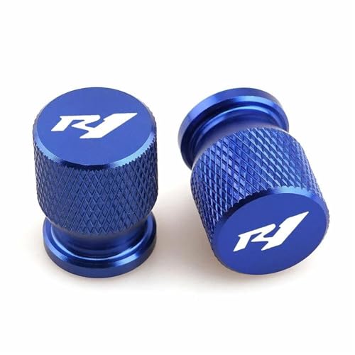 Bouchons de valve pneu moto YZF R1 capuchon de potence turquoise pour Yamaha R1 R1M 2014-2024