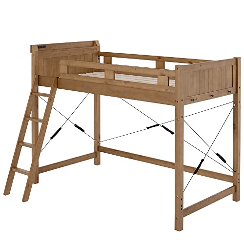 美品 木製ロフトベッド 高さ159cm ツートン シングル 6万 現行販売品 美品 木製ロフトベッド 高さ159cm ツートン シングル 6万 現行