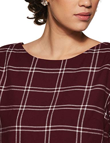 Image of HARPA Women's Checkered Regular Fit Top