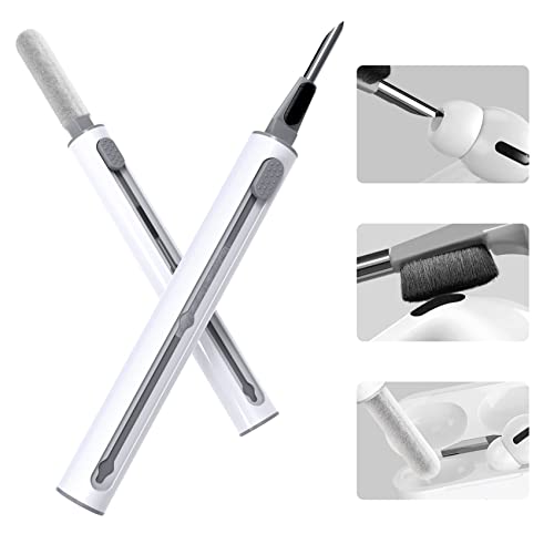 UZIMOO Airpods Reinigungsset, Aufgerüstet Bluetooth Kopfhörer Reinigungsstift, Kompatibel für Airpods Pro/1/2/3, Kopfhörer, Handy, Tastatur, Tablet, Kamera Cover