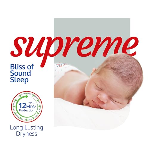 Image of LuvLap Supreme Diaper Pants Large (LG) 9 to 14Kg, 62Pcs, 360 skin care with 10 million breathable pores, Aloe Vera for superior Rash prevention, upto 12hr protection, 5 layer super light core