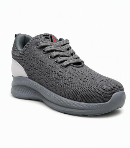 Image of Unisex Kids Sports Shoes | Lightweight Lace-Up Sneakers | Breathable Mesh Upper | Cushioned Sole | Comfortable Walking Running Casual Shoes for Boys & Girls