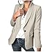 Blazer Jackets for Women Open Front Long Sleeve Work Office Suit Jackets Business Casual Outfits Fashion Clothing Beige