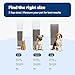 PetSafe 2-Piece Sliding Glass Pet Door - No-Cut DIY Install Doggy Door for Renters - Aluminum Frame - Adjustable Height 75 7/8