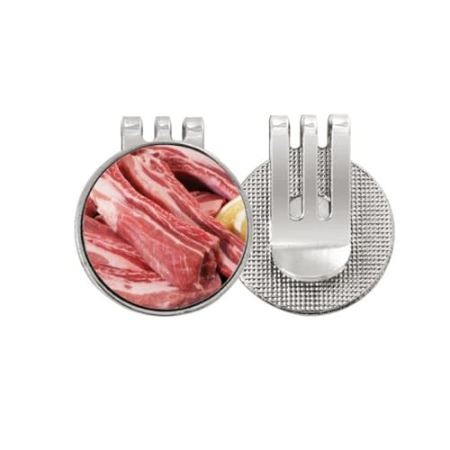 Marqueur de balle de golf en émail no/no Rib Chop accessoire aimanté pour green