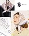 Saiusloa Neck Scarf For Womens Silky Head Scarves Hair Bandanas Square Scarf Fashion Accessories lightweight 27.5 * 27.5inch-6