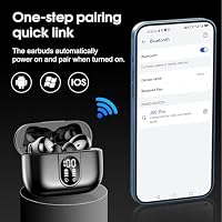 Csasan Wireless Earbuds Bluetooth 5.3 Headphones, 40H Playtime in-Ear Earphones, Mini Bluetooth Earbuds with ENC Noise Cancelling Mic, Deep Bass Stereo Ear Buds, LED Display, IPX7 Waterproof Earphones — image 6
