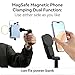 2026 New Pocket Selfie Stick: Magnetic/Clamp Dual Mount, Multi-Angle, Tripod, Wireless Remote, Fill Light, Vlogging Essential| for iPhone & Android. Carry on Selfie (Black)