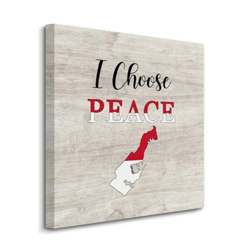 Cuadro de Mónaco I Choose Peace de 50,8 cm: el regalo de inauguración de casa perfecto
