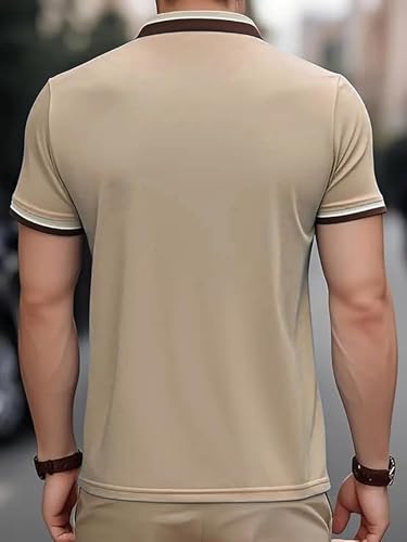 Image of POSHAX Men Polo Shirt|Cotton Blend|Regular Fit