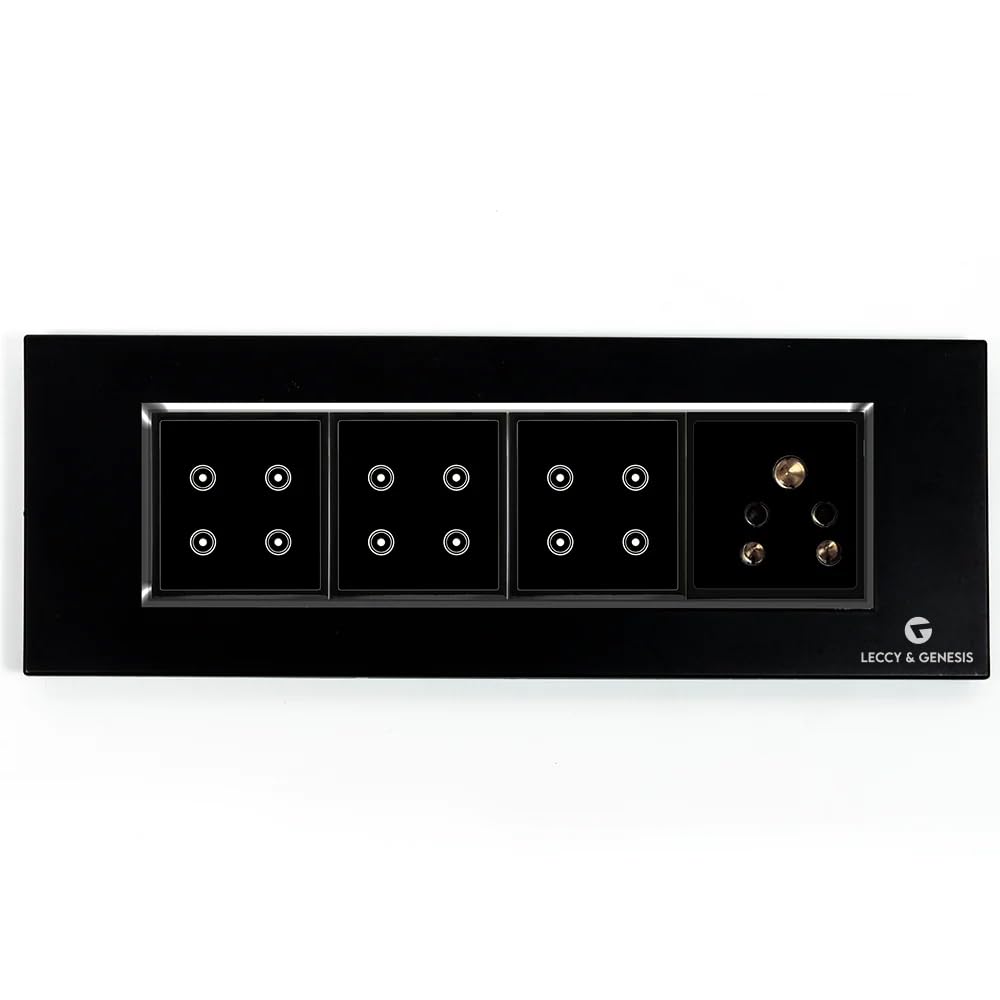 L&G 8 Modular Smart Switch Board| 11 Smart Switch Control,1 Socket(Compatible with Alexa, Compatible With OK Google & SIRI Shortcut) (Size: 8M Horizontal- 262 x 90 x 45 mm)-image-16