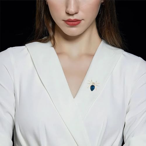 Image of Animal Brooch for Women Rhinestone Brooch Pin 18k Gold Plated Animal Lapel Pin Fashion Jewelry Gift for Mom Wife