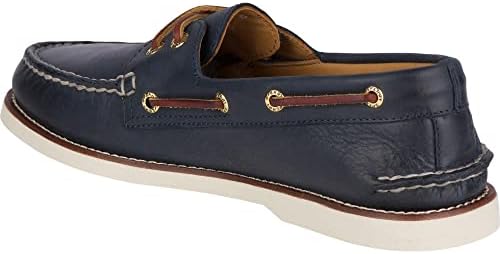 Sperry Men's Gold Cup Authentic Original 2-Eye Boat Shoe, Navy/Brown, 10.5 | Image 4