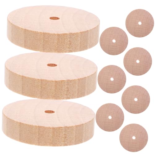Homoyoyo 10 Stück Mini-Holzräder 45 Mm Zum Basteln – Ideale Holz-Räder Für DIY Projekte Modellautos Und Weihnachtsbaum Dekoration – Perfekt Für Kreative Bastelideen Und Modelleisenbahnen
