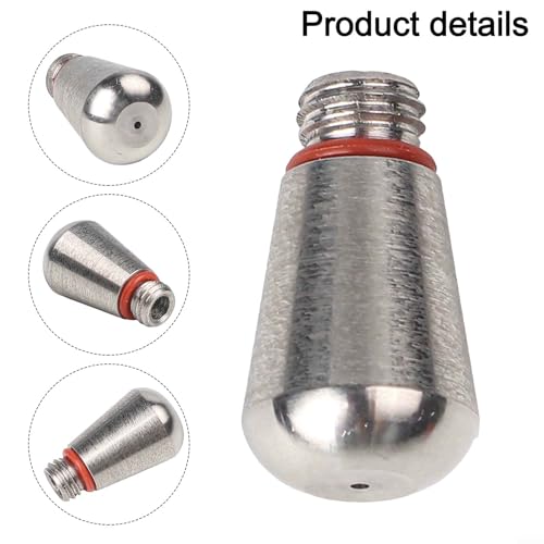 Vasiumic Boquilla de vapor de acero inoxidable para cafetera, punta de espuma de leche de 1 agujero, compatible con máquina de espresso para preparar café con leche cremoso y capuchino, color plateado - imagen 8