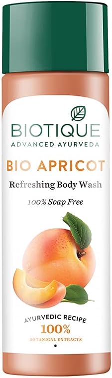 Bio Apricot Refreshing Body Wash | Keeps Skin Fresh and Clean | Brightens Skin and Reducing Dark Spots | 100% Botanical Extracts | Suitable for All Skin Types | 190ml