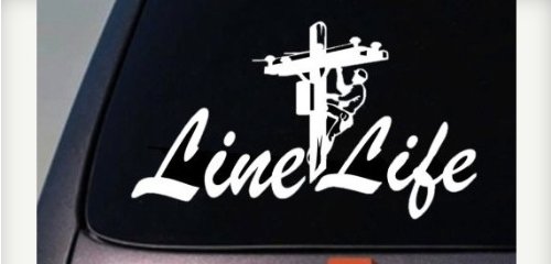 Lineman Line Life Decal 6