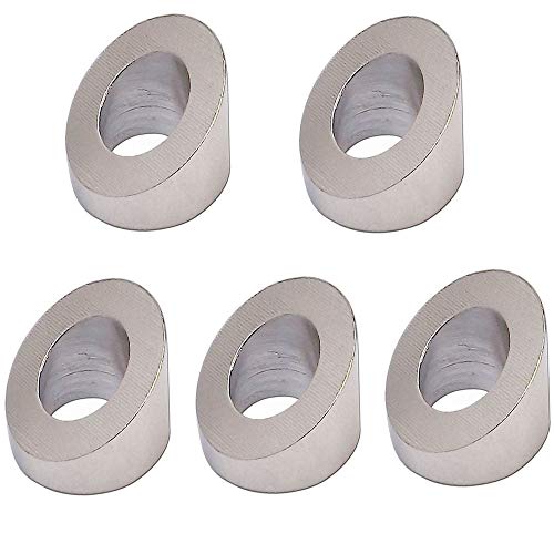5 Pc 1/4'' Marine Stainless Steel Angled Washer 30 Degree Beveled Cable Railing