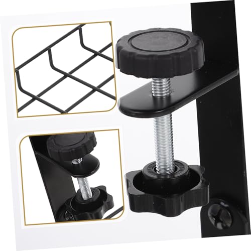 Organizador de cables para debajo del escritorio - Soporte para cables sin taladro, bandeja para gestión de cables, negro, 500 mm miniatura 3